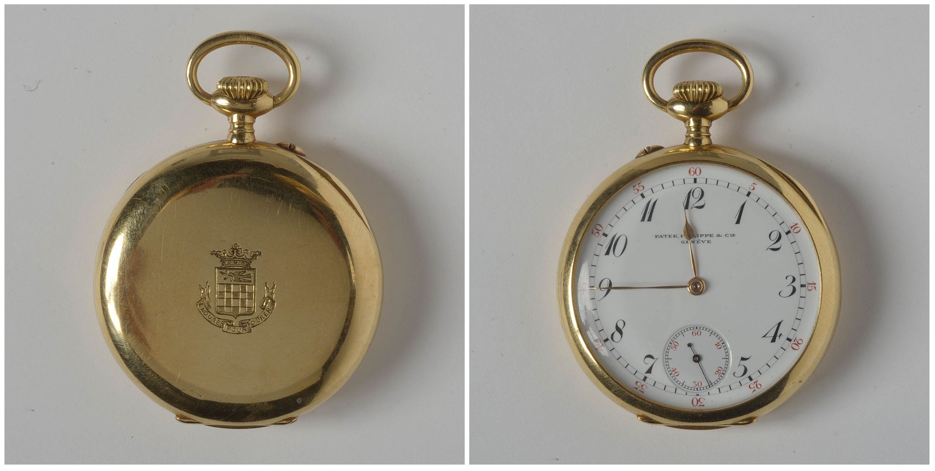 Null Reloj gousset de oro amarillo de 18 quilates de Patek Philippe & Cie. Movim&hellip;