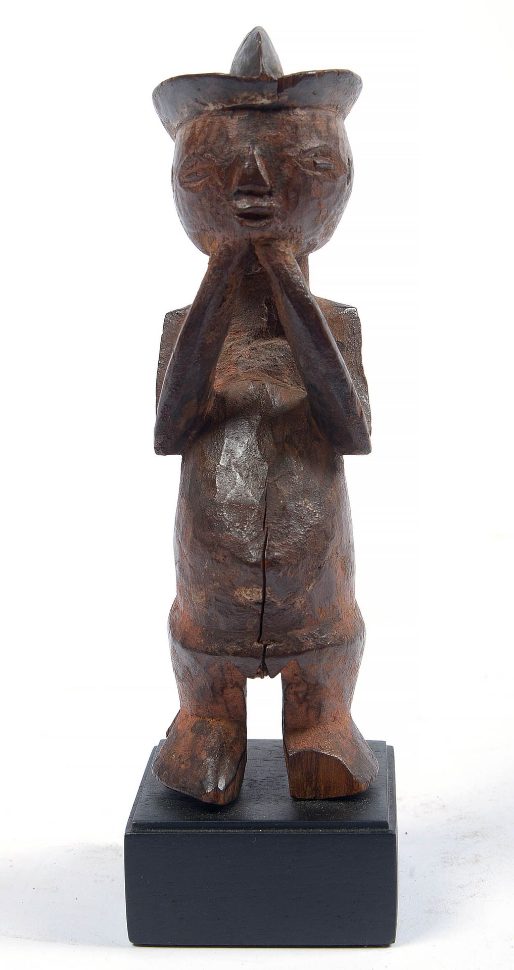 Null Hungana "拟人化的恋物"，用雕刻和涂层的木材制作。来自刚果民主共和国的工作。年代：19世纪。出处：Dartevelle画廊。(小*)。高（不含&hellip;