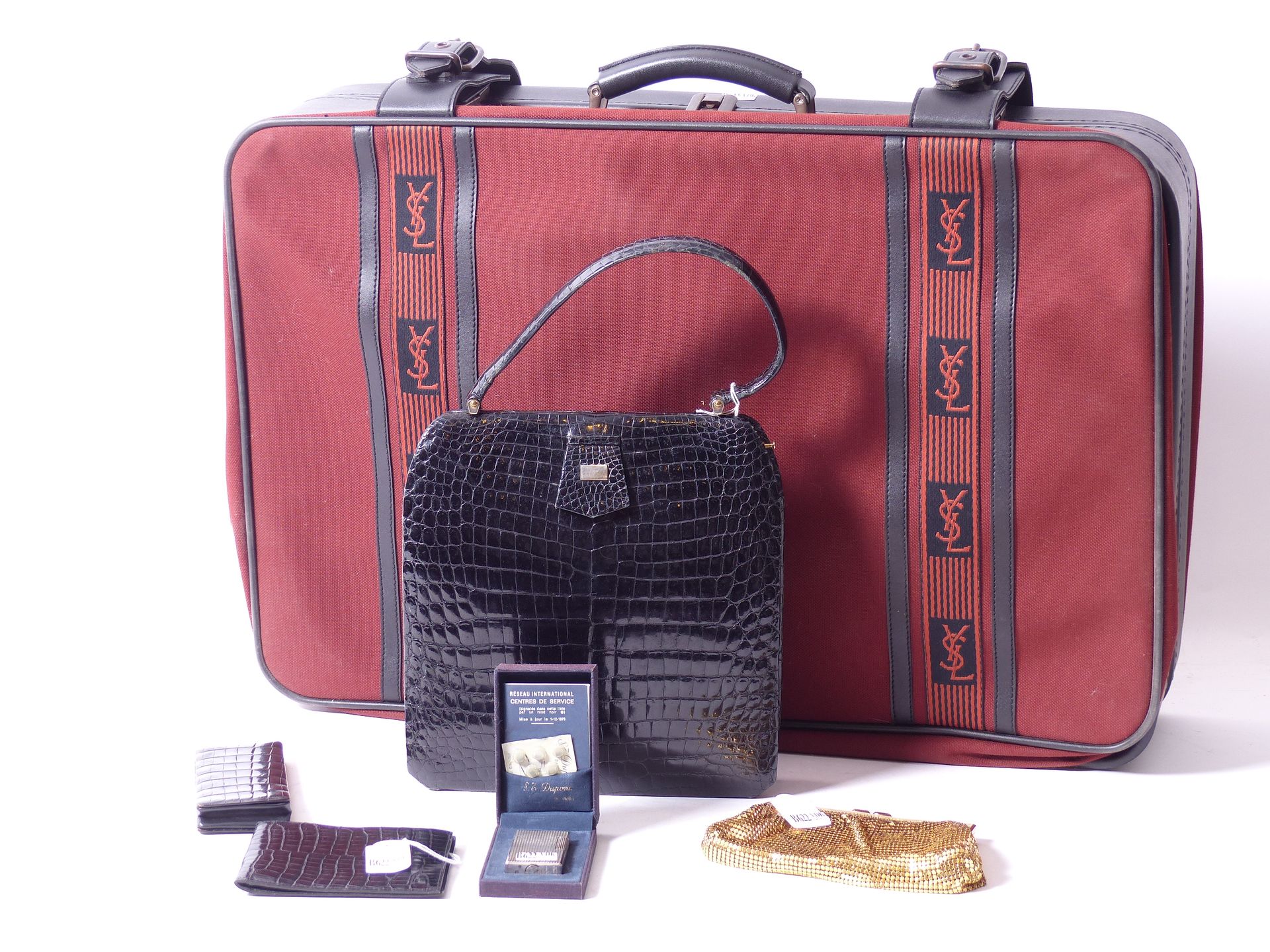 Yves-Saint-Laurent suitcase, a vintage Louise Fontaine c…