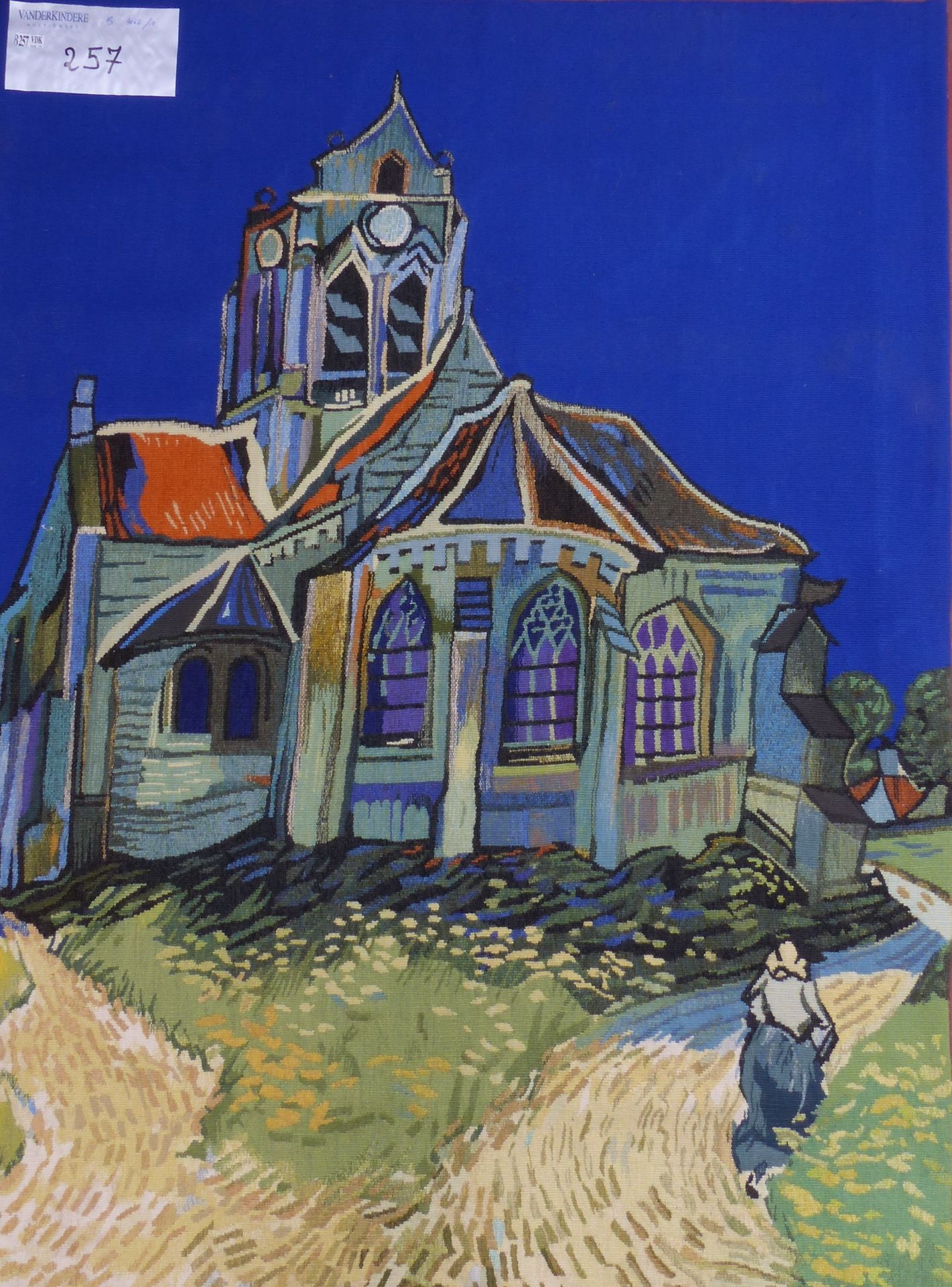 Null "Eglise d'Auvers sur Oise": Tapisserie d'Aubusson 1/09/2005( D'après Van Go&hellip;