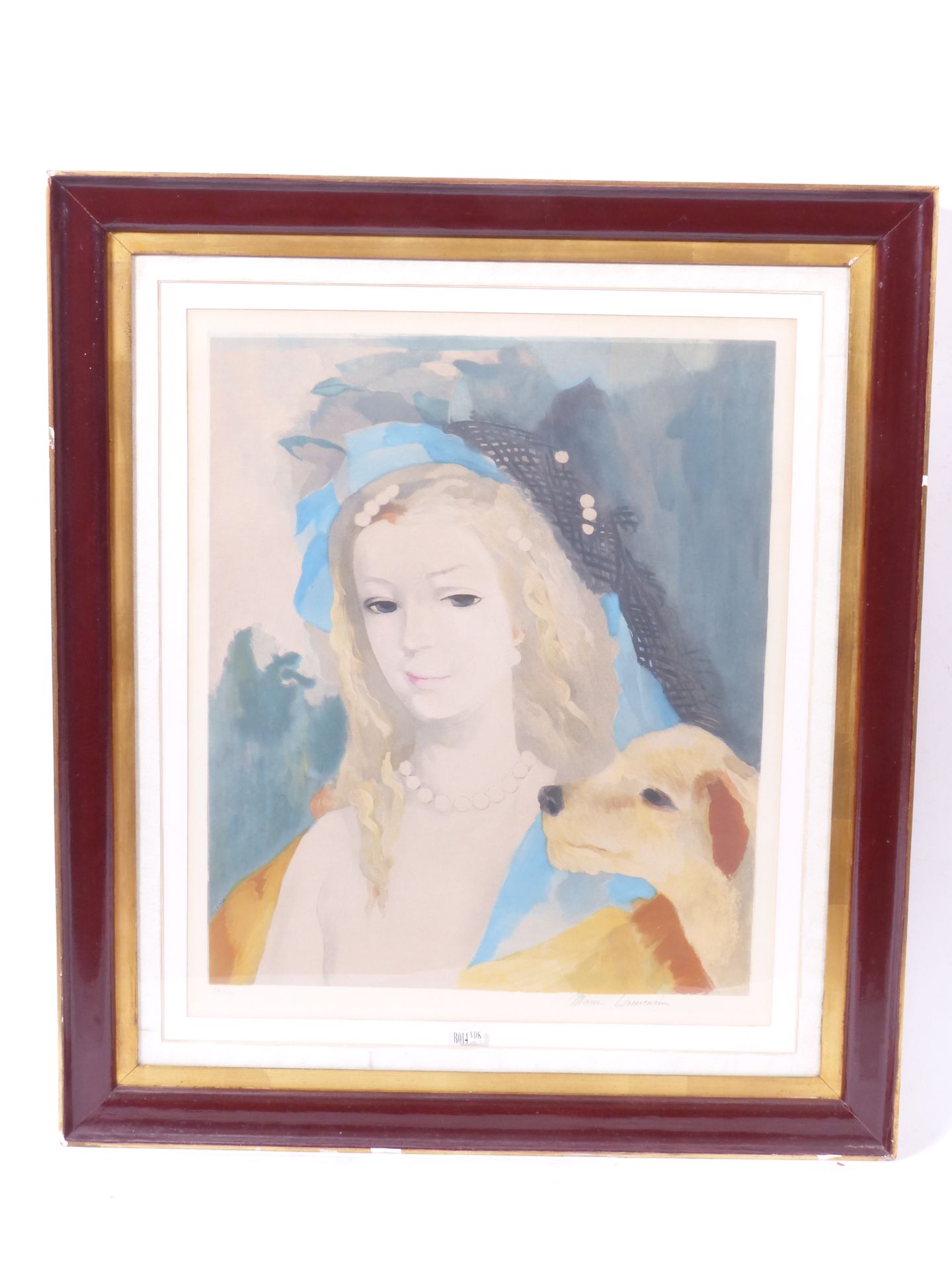 Null A lithograph. Signed Marie-Laurencin, print 14/50. Size: 55x46 cm.