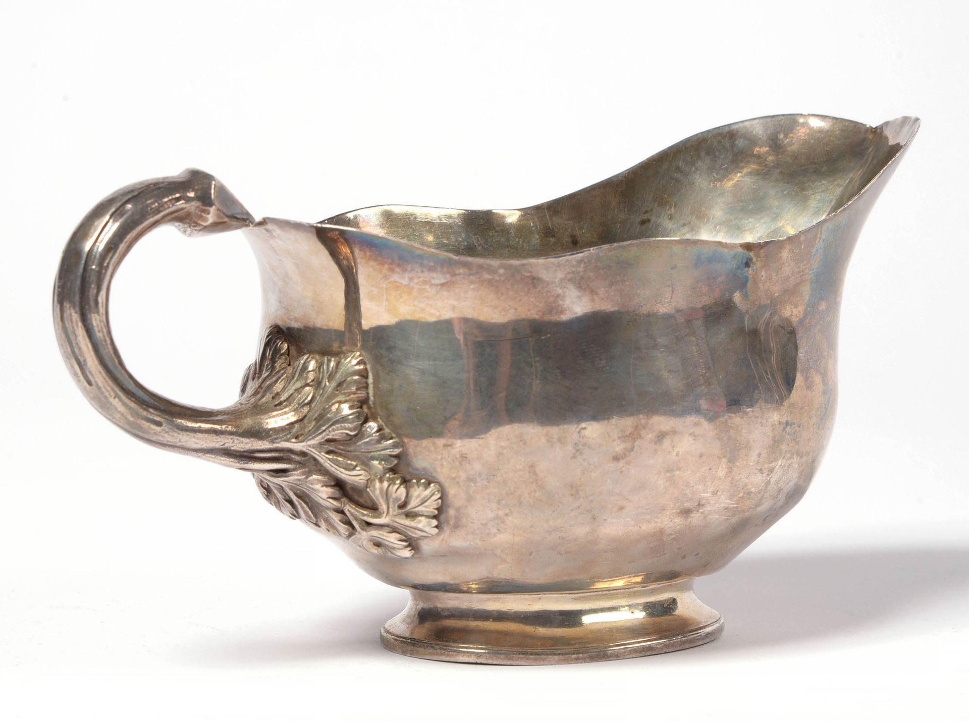 Null Silver sauceboat with the hallmarks of Ghent dated (17)80 and the hallmark &hellip;
