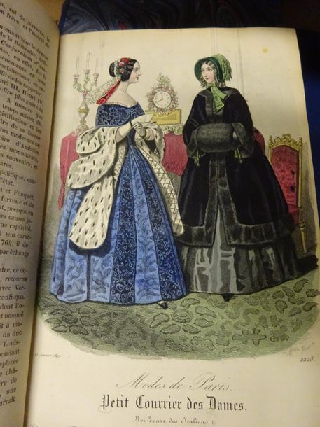 Null Journal des Demoiselles, quinzième année. 

Paris, 1847. Reliure au maroqui&hellip;