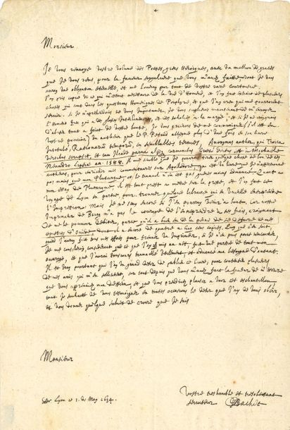 BACHET DE MÉZIRIAC Claude-Gaspard (1581-1638) poète, helléniste, traducteur, phi&hellip;