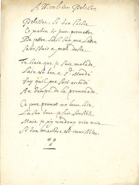 BOISROBERT François Le Métel de (1592-1662) poète, abbé et aumônier du Roi; favo&hellip;