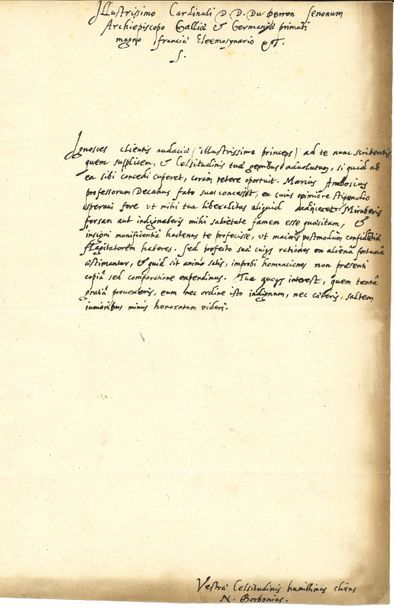 BOURBON Nicolas (1574-1644) oratorien, poète latin, helléniste et érudit, profes&hellip;