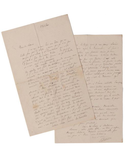 GAUGUIN Paul (1848-1903) 
Autograph letter signed addressed to Camille PISSARRO &hellip;