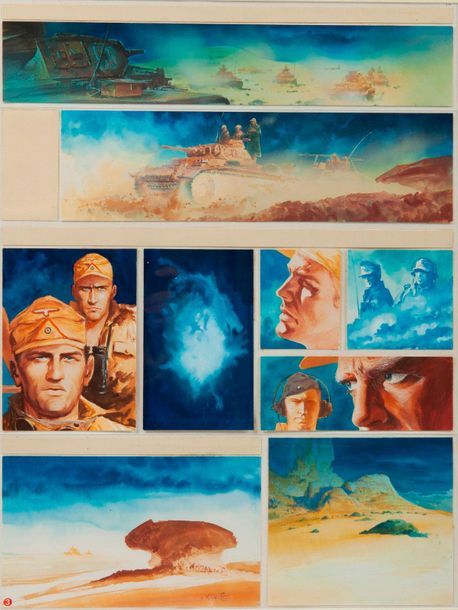 William Vance (1935-2018) 

XHG-C3, The Land of My Ancestors, 1995.

Watercolour&hellip;