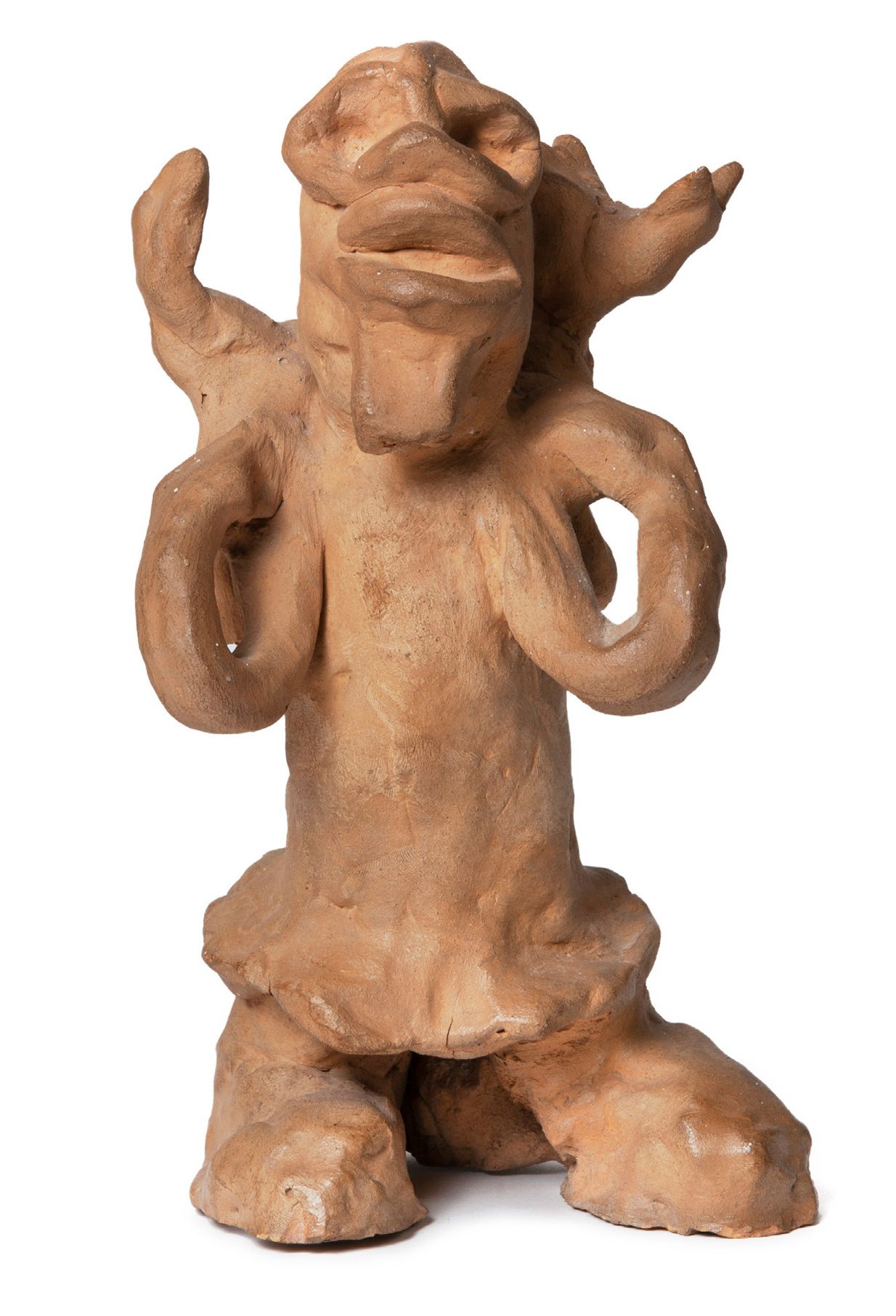 BAYA (1931-1998) 
Sans titre, circa 1940-50.
Sculpture en terre cuite.
H. : 23,5&hellip;