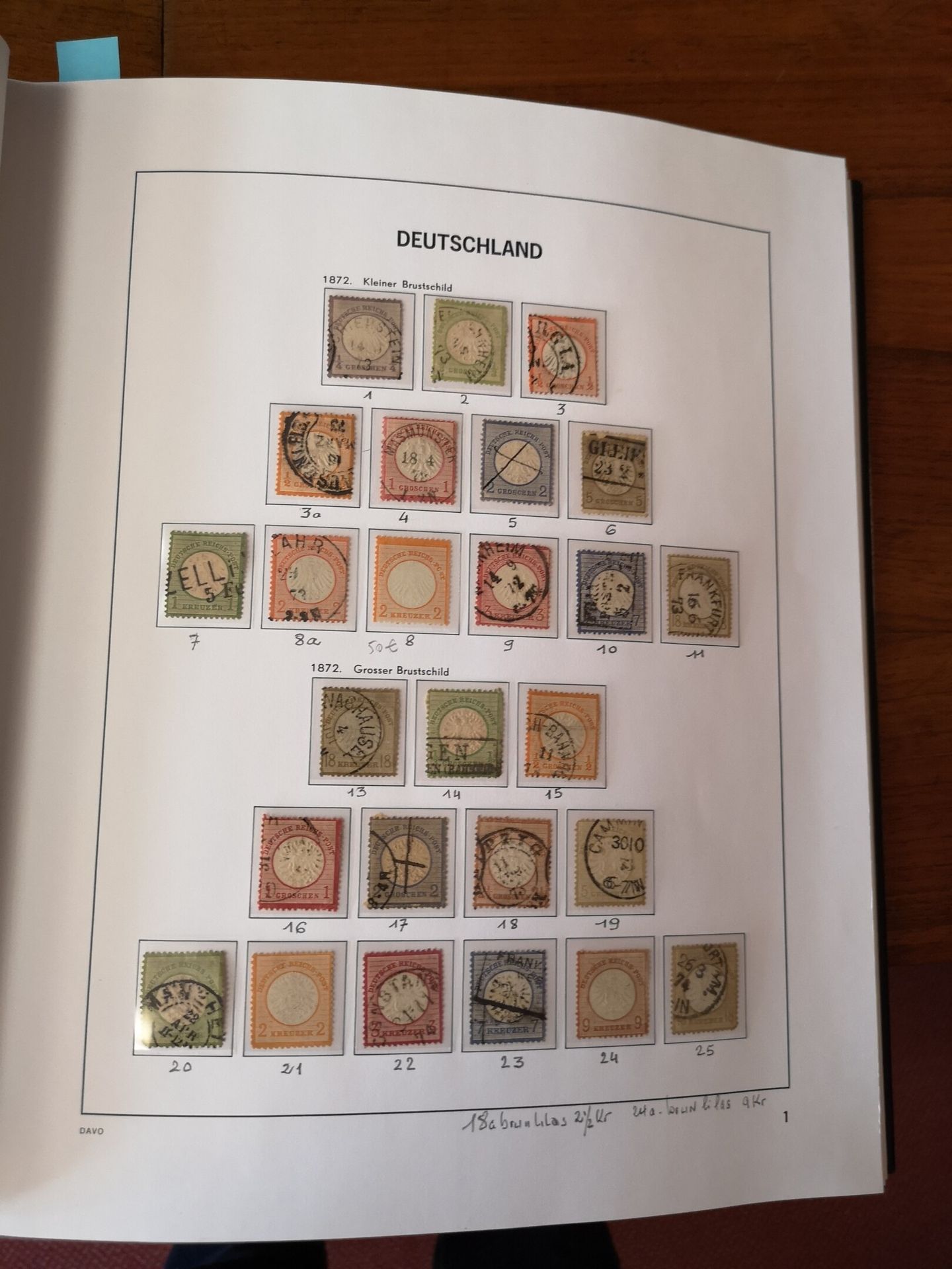 ALLEMAGNE, Emissions 1872/1925 
POSTE POSTE AERIENNE : Collection de timbres neu&hellip;