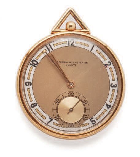 VACHERON & CONSTANTIN, Genève Yellow gold (750) pocket watch
Round case, extra-f&hellip;