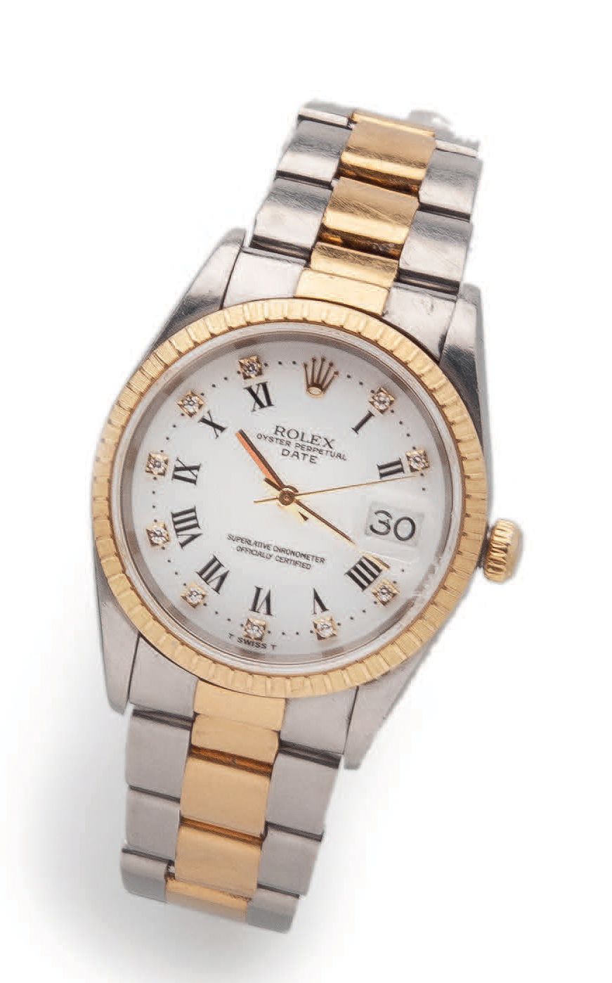 ROLEX, Oyster Perpetual Date Reloj de pulsera para hombre en oro de 750 milésima&hellip;