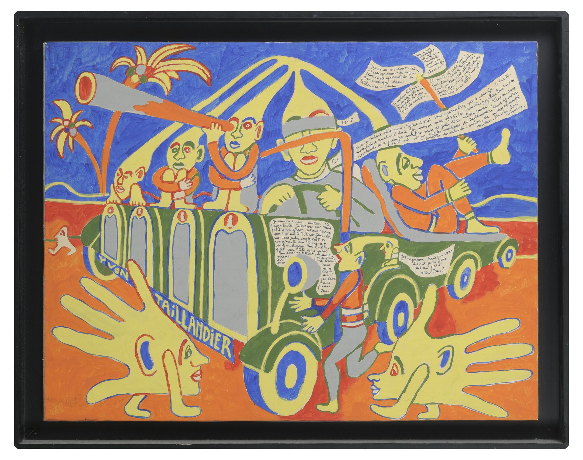 Yvon Taillandier (1926-2018) Sans titre.

Gouache sur papier marouflé sur toile.&hellip;