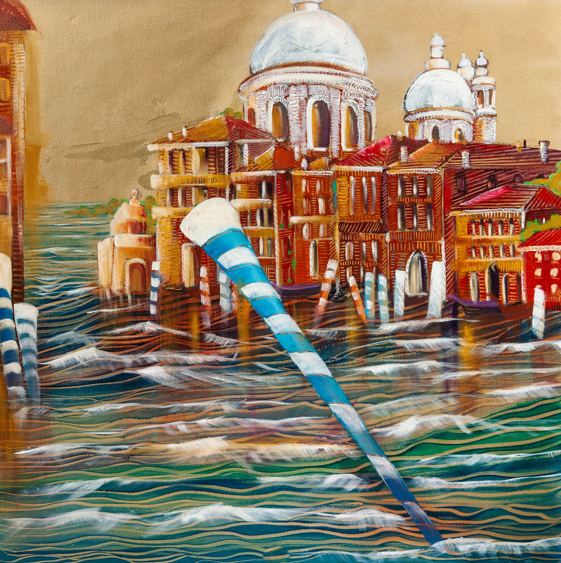Anne Valérie DUCHATEAU (XXème-XXIème siècle) Venice.

Mixed media on canvas.

Un&hellip;