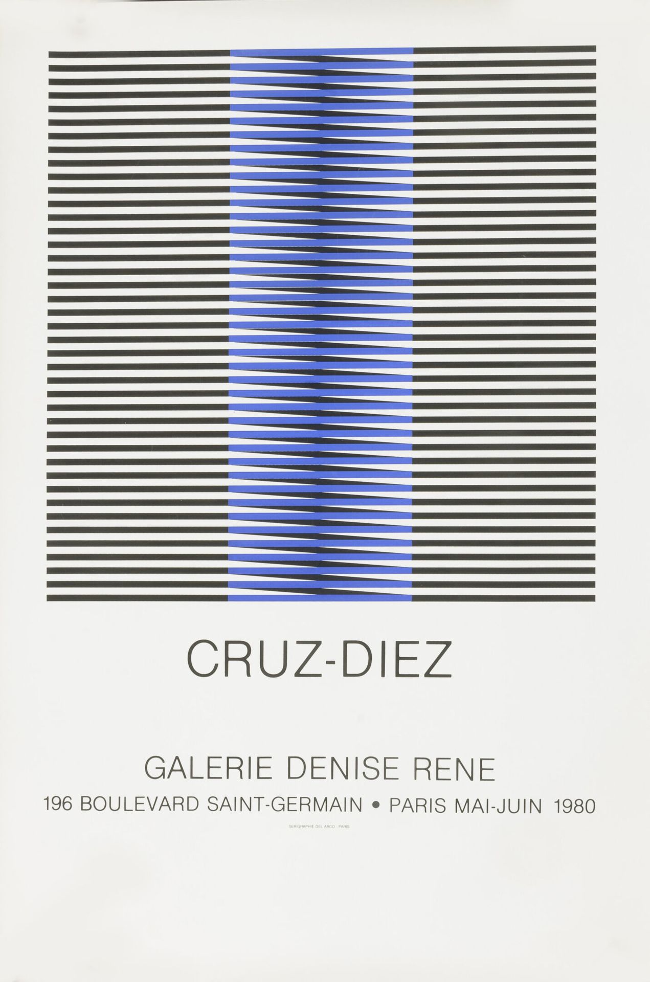 D'après Carlos CRUZ-DIEZ Ohne Titel, 1980.

Siebdruck auf Papier.

Unsigniert.

&hellip;