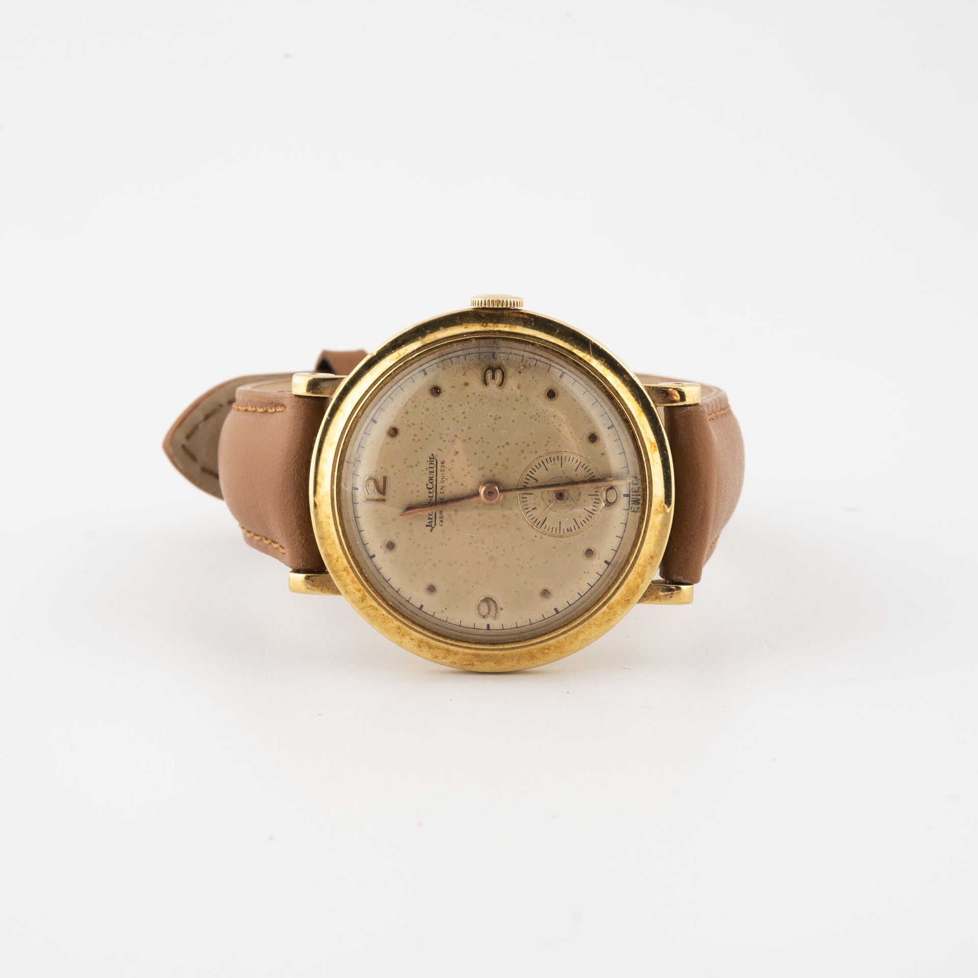 JAEGER LECOULTRE Montre bracelet d'homme

Boîtier rond en or jaune (750)

Cadran&hellip;