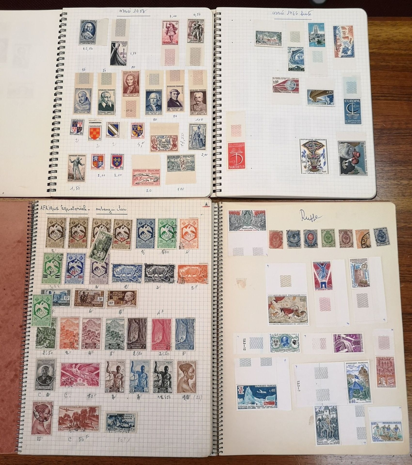 TOUS PAYS Small batch of stamps.