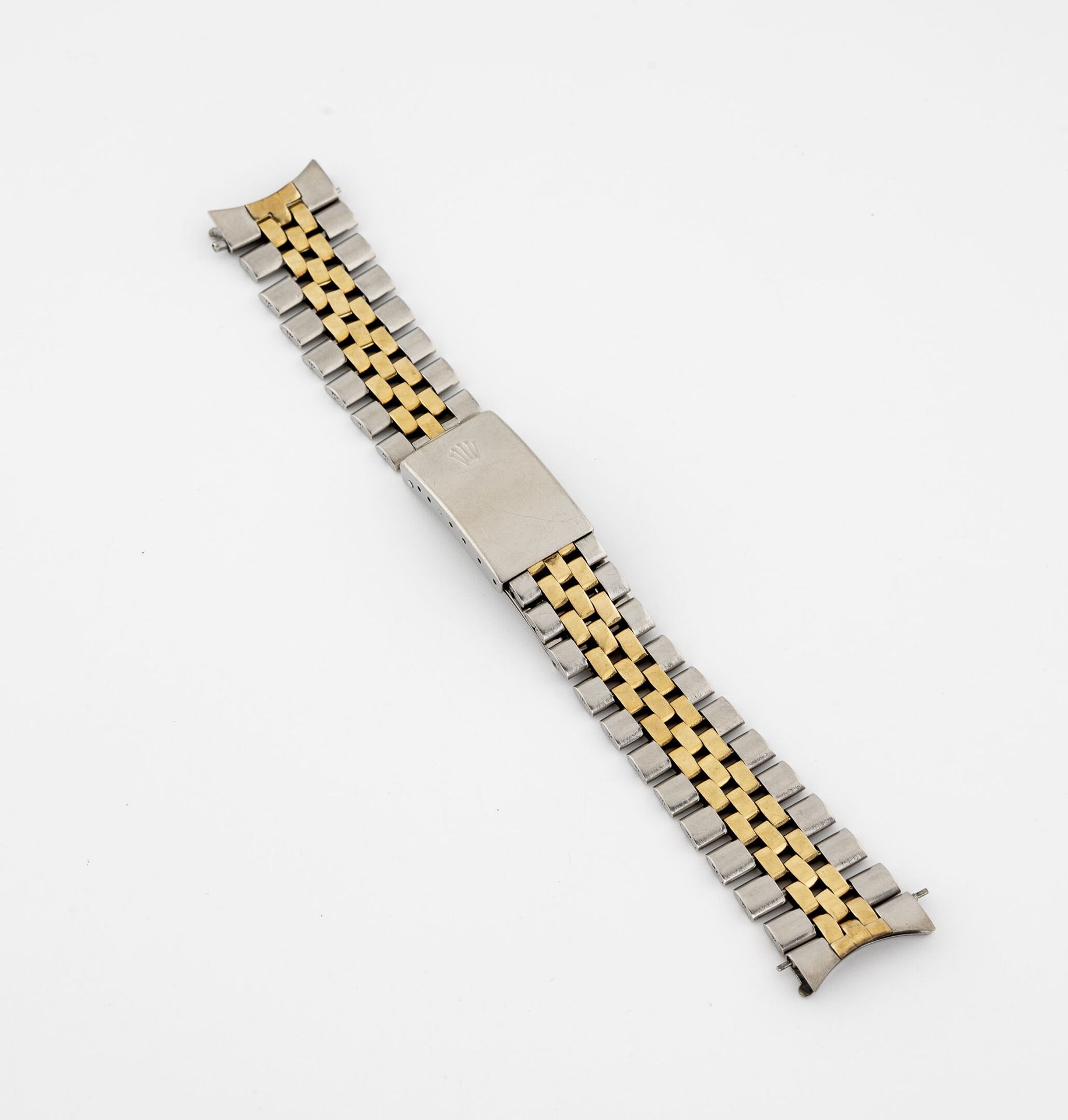 ROLEX Bracelet jubilé en acier et or jaune (750) 

Poids : 39.7 g.