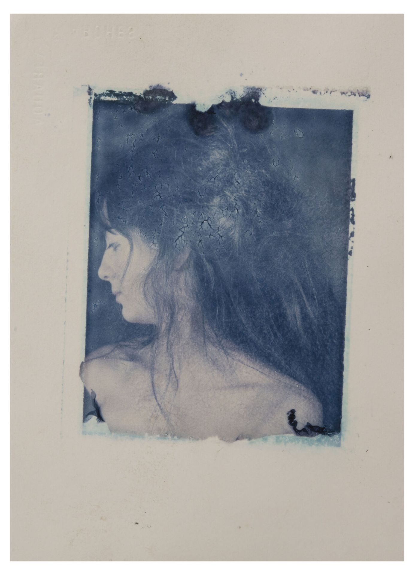 Amélie BERTON (XXème - XXIème siècle) 无题。

宝丽来转印在纸上。

有签名，编号为1/1，并在背面注明。

19 x 1&hellip;