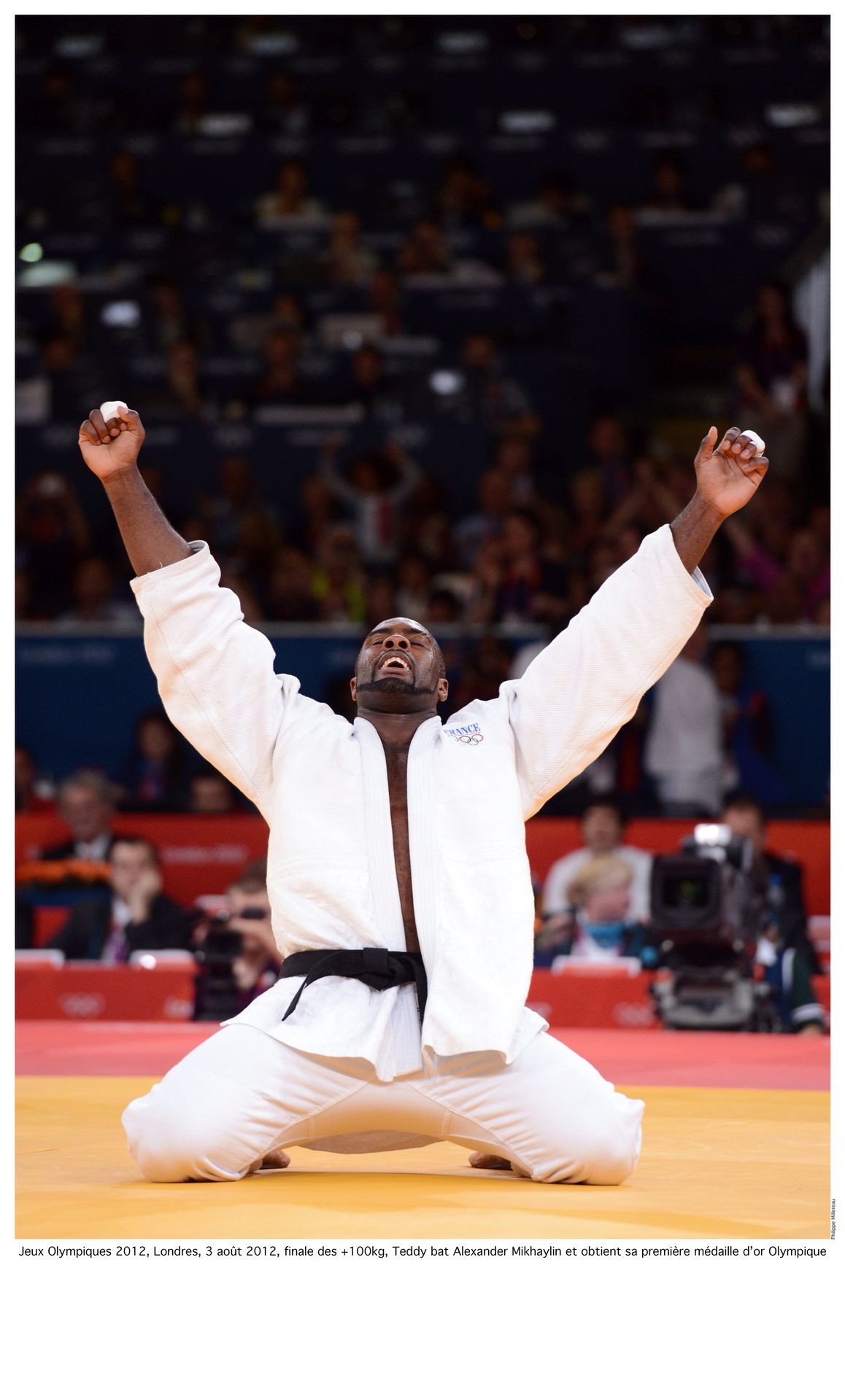 Teddy RINER Photo print* : Teddy Riner wins his 1st gold medal at the London Oly&hellip;