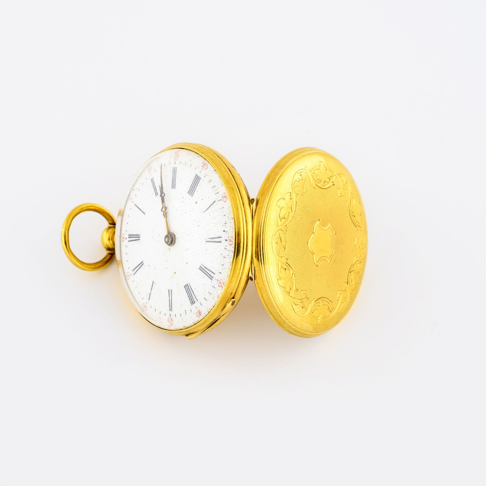 Null Orologio con collare in oro giallo (750).

Retrocopertina centrata con un c&hellip;