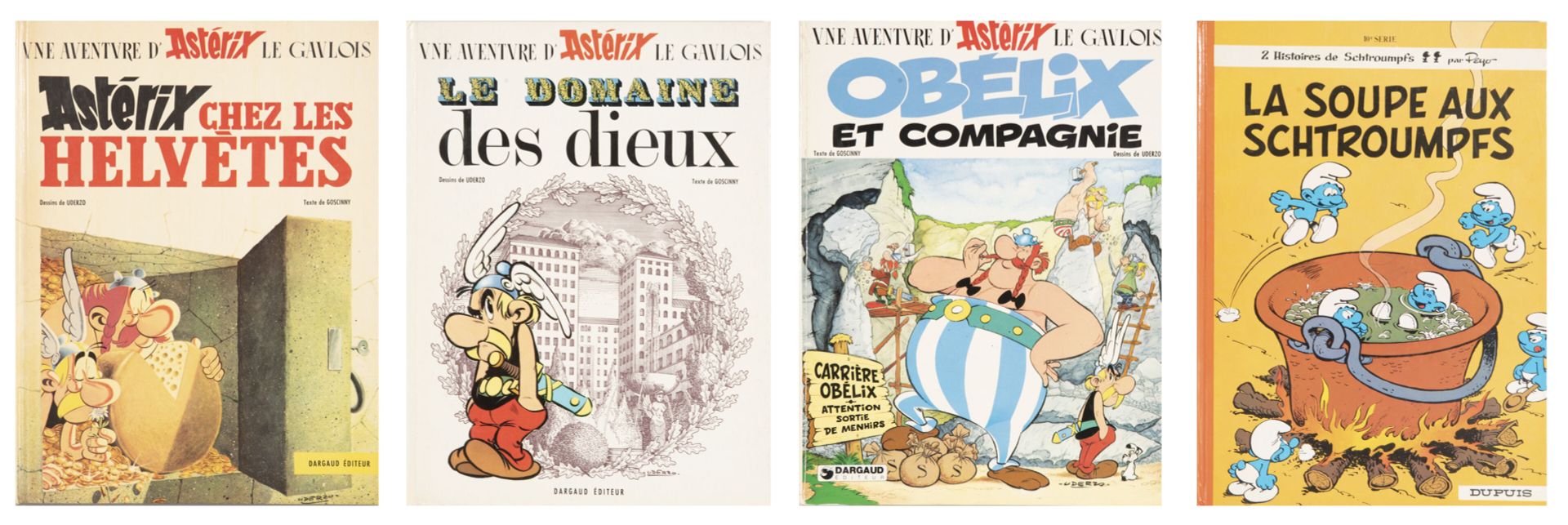 Albert UDERZO (1927-2020) & René GOSCINNY (1926-1977) 一套三张的专辑，包括。

- Asterix和Hel&hellip;