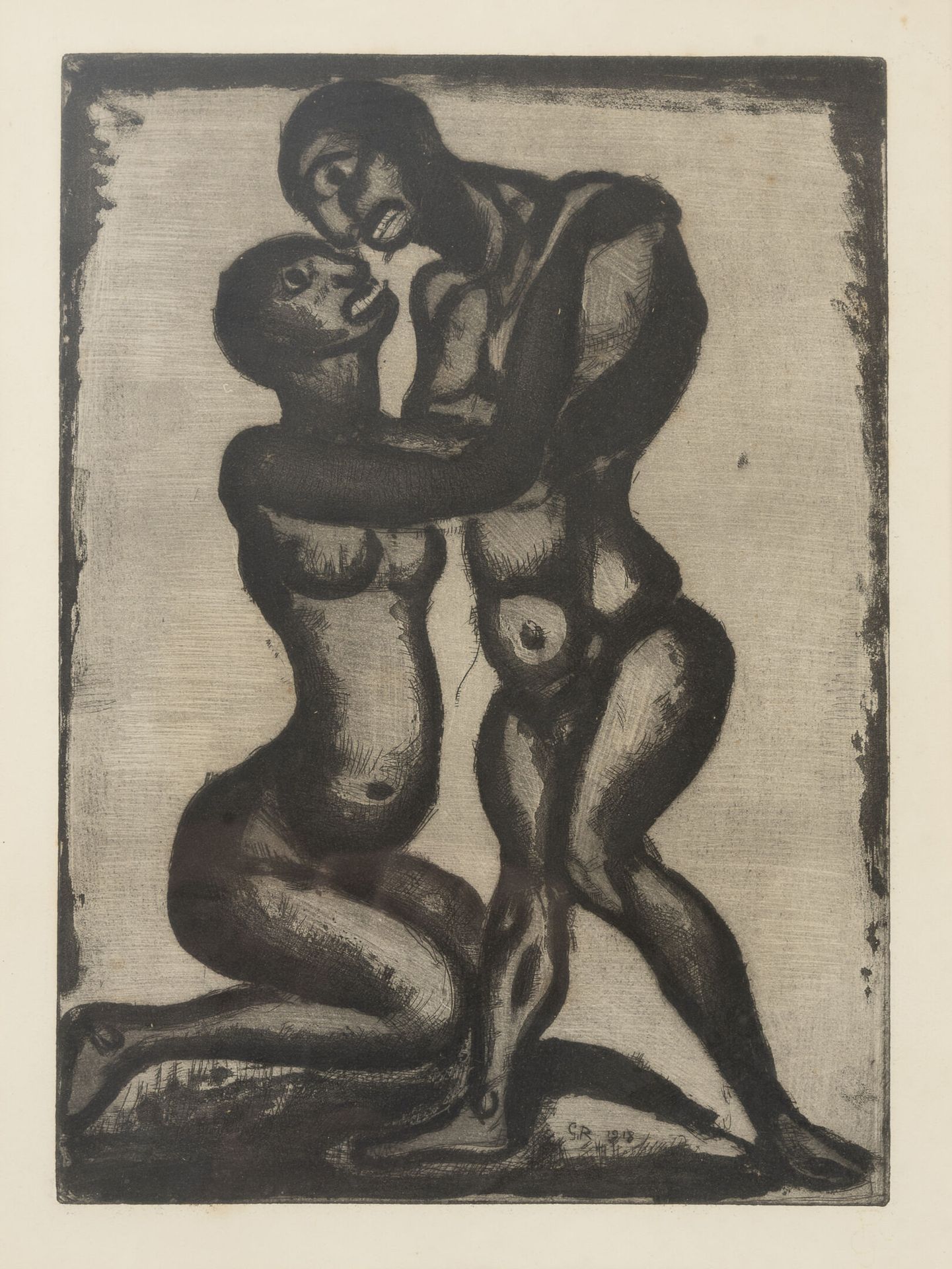Georges ROUAULT (1871-1958) Reincarnations of Father Ubu: Noces, 1928.

Etching &hellip;