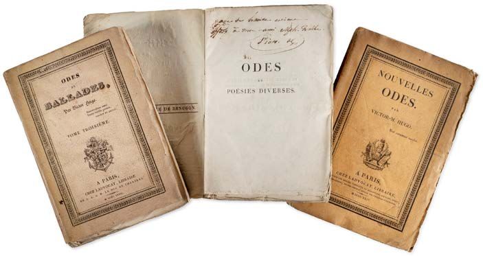 HUGO Victor (1802-1885). 各种颂歌和诗歌。- Nouvelles Odes.- Odes et Ballades (Paris, Pél&hellip;