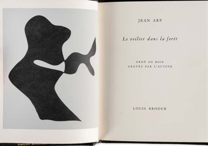 ARP Jean (1886-1966). Le Voilier dans la forêt，作者用木刻装饰（[巴黎]，Louis
Broder，1957年）；&hellip;