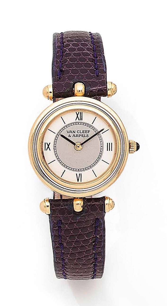 VAN CLEEF & ARPELS Étrier Elegant lady's wristwatch.
Round case in yellow and wh&hellip;