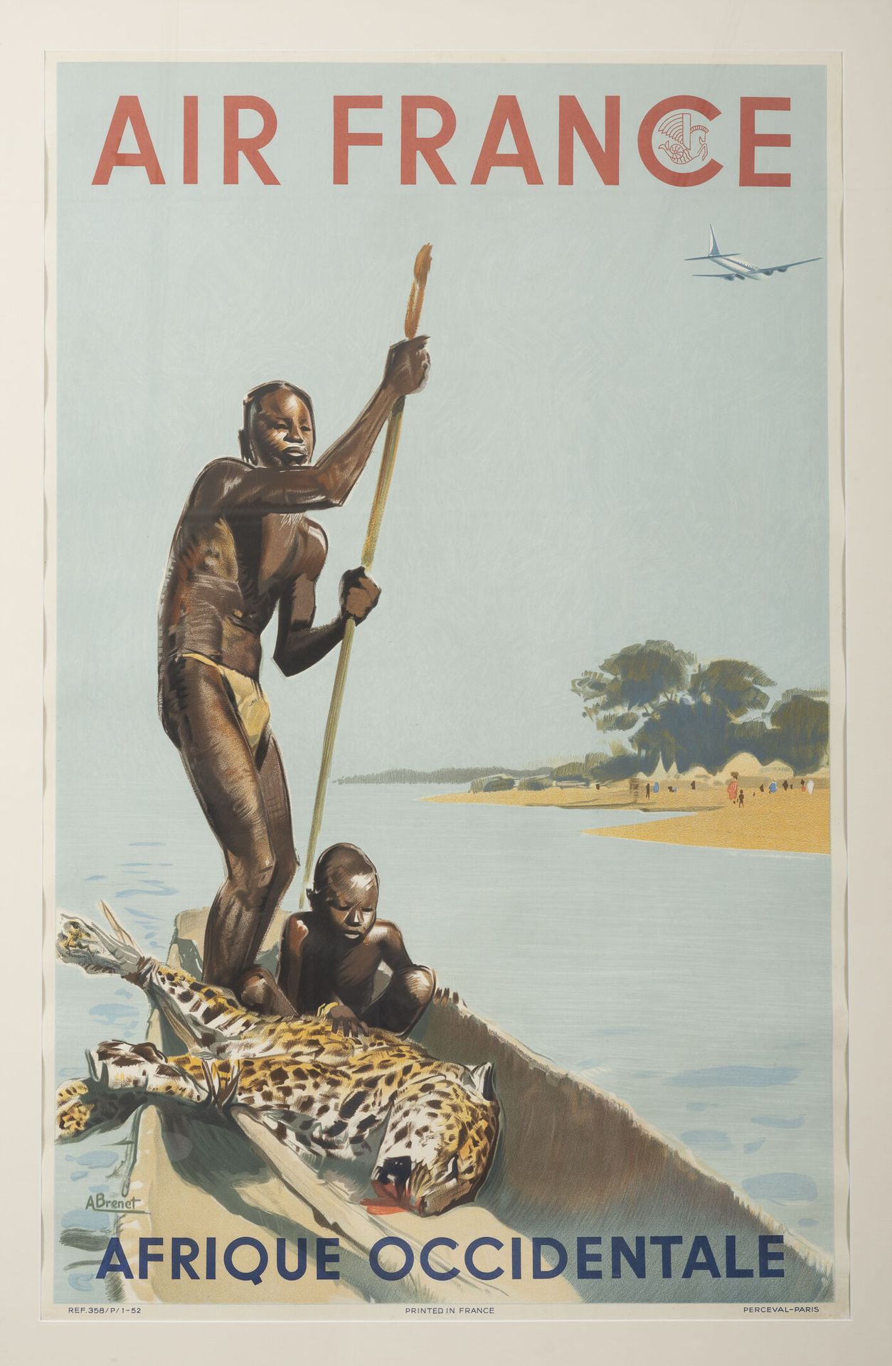 Albert BRENET (1903-2005) Air France - Westafrika.

Poster in Farbe.

Perceval, &hellip;