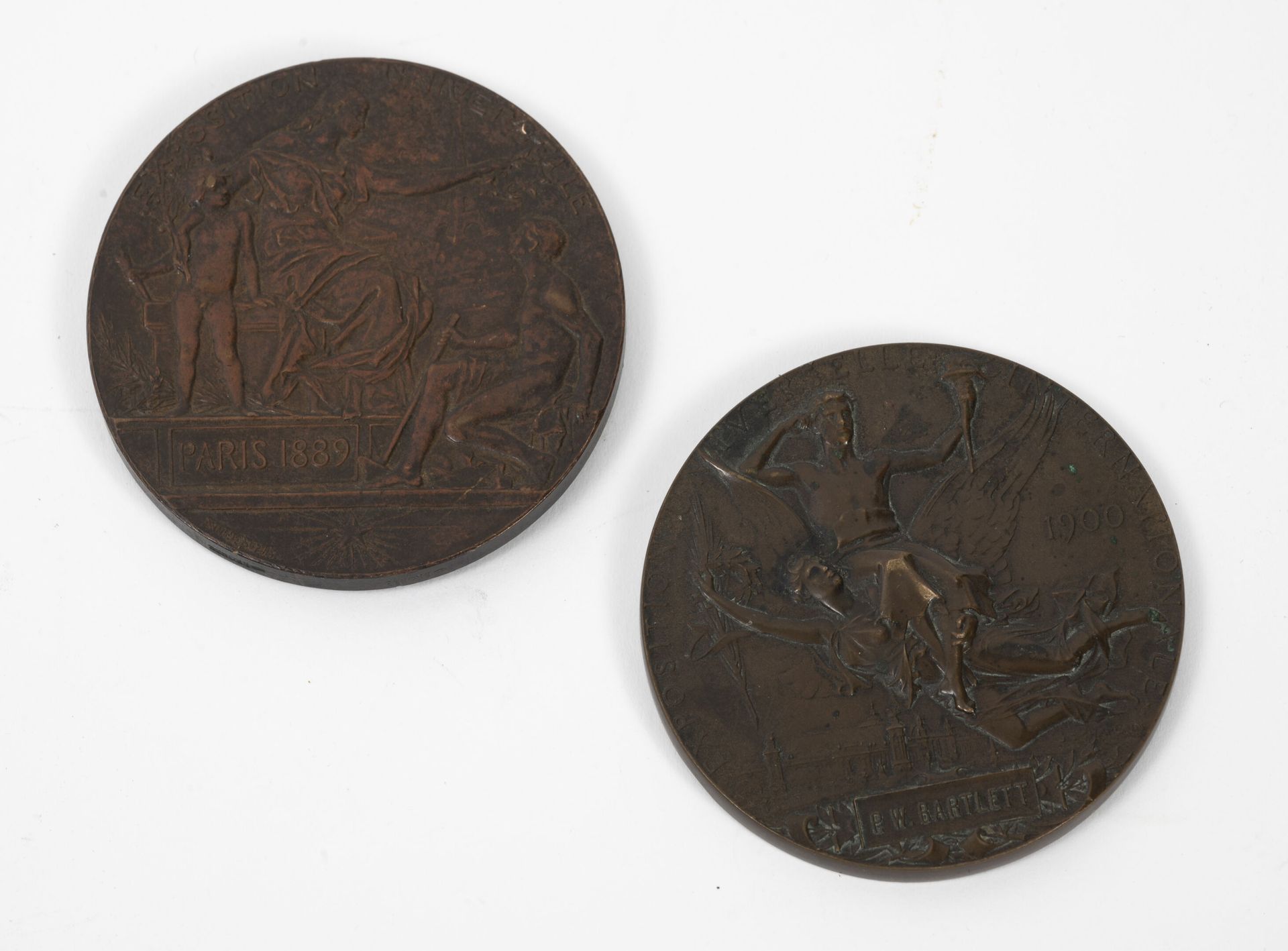 Daniel DUPUIS (1849-1899) et Jules Clément CHAPLAIN (1839-1909) Deux médailles c&hellip;