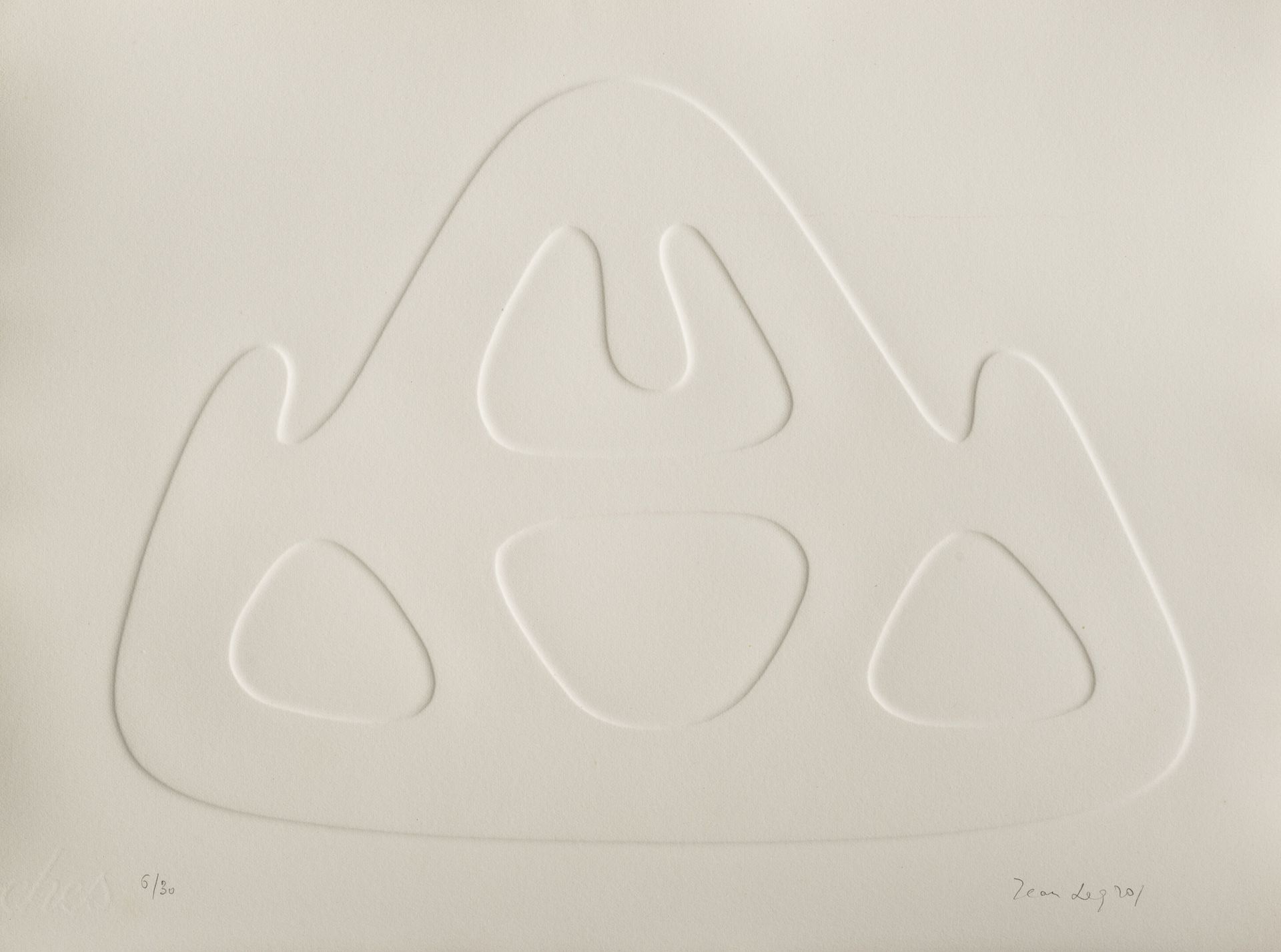 Jean LEGROS (1917-1981) Sans titre, relief.
Estampe sur papier.
Signé en bas à d&hellip;