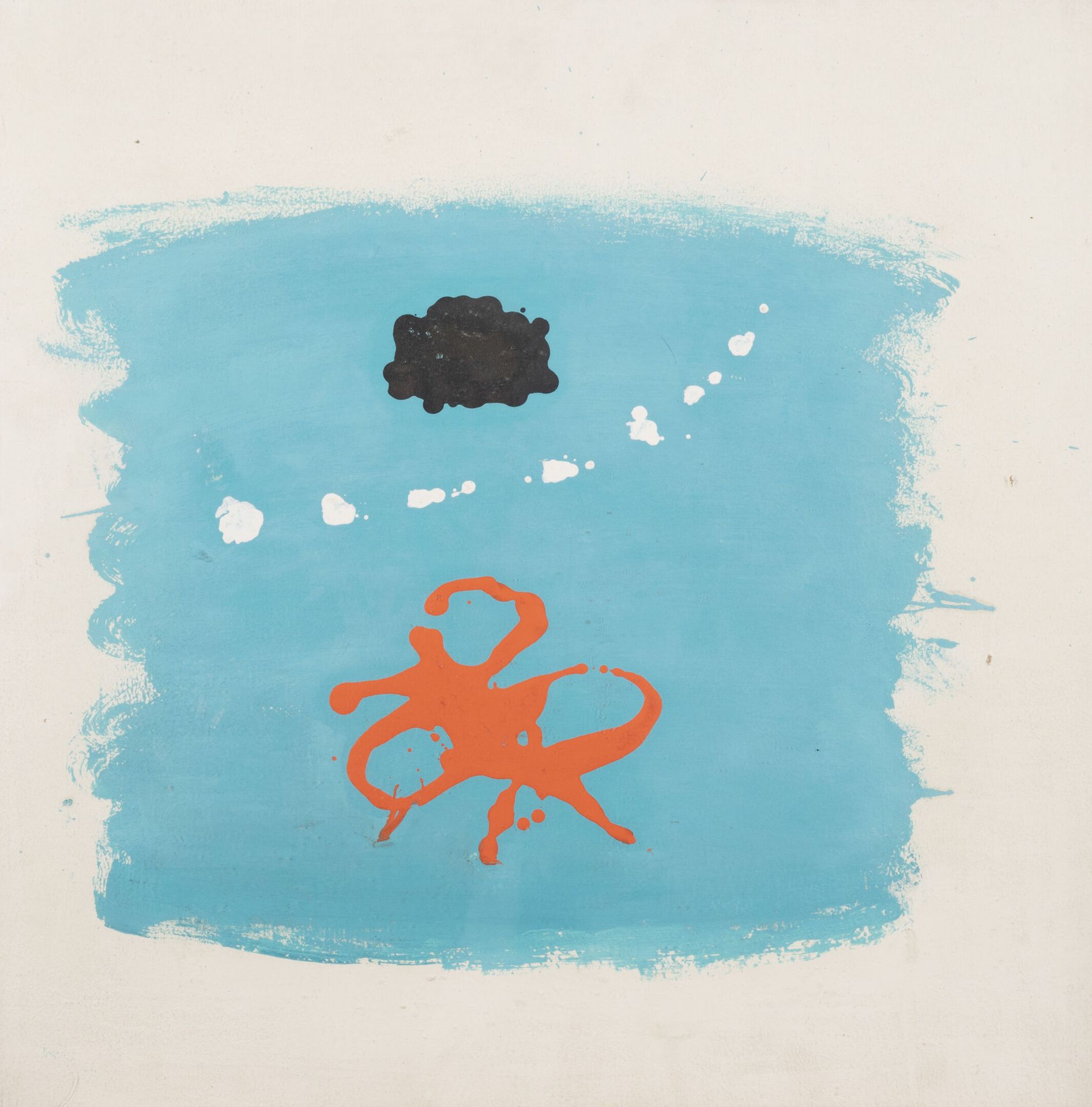 Jean LEGROS (1917-1981) 无题。
异型油彩。
背面有工作室的印章。
50 x 49,5厘米。
边缘有小污点、小擦伤和小损失。