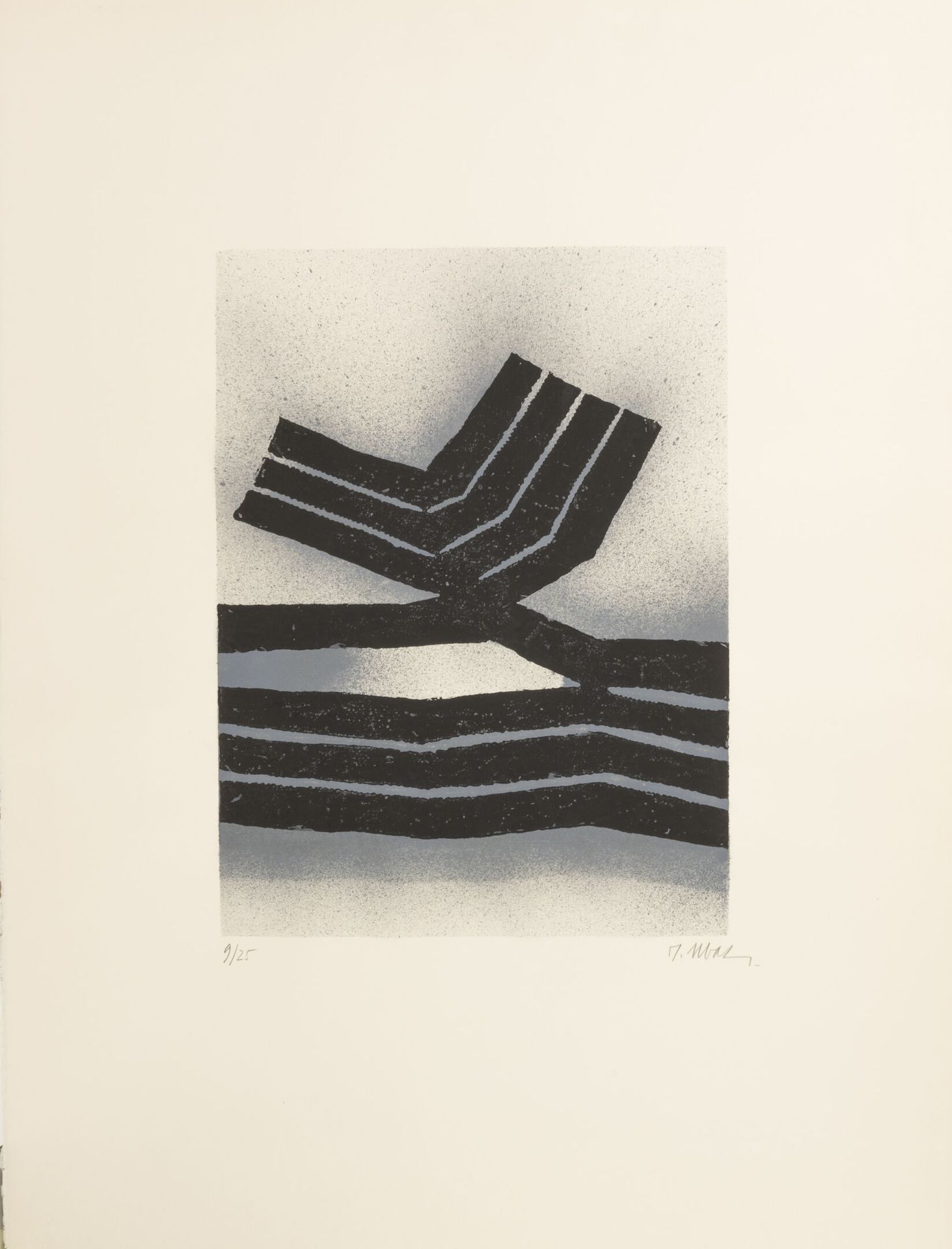 Raoul UBAC (1910-1985) Baum und Felder.
Farblithografie auf Papier.
Unten rechts&hellip;