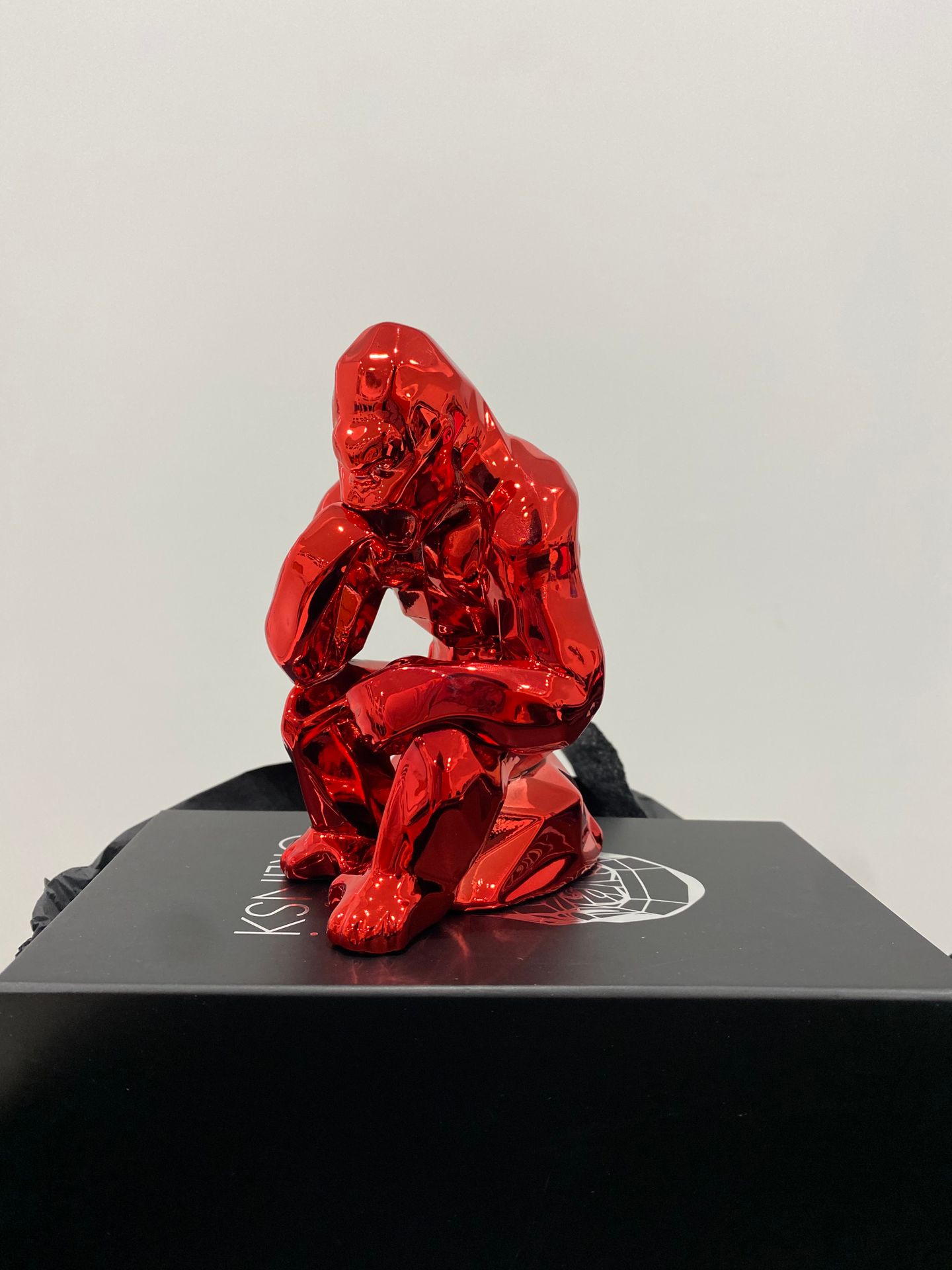 Sculpture Kong Richard Orlinski 孔 雕塑 理查德-奥林斯基 红色
