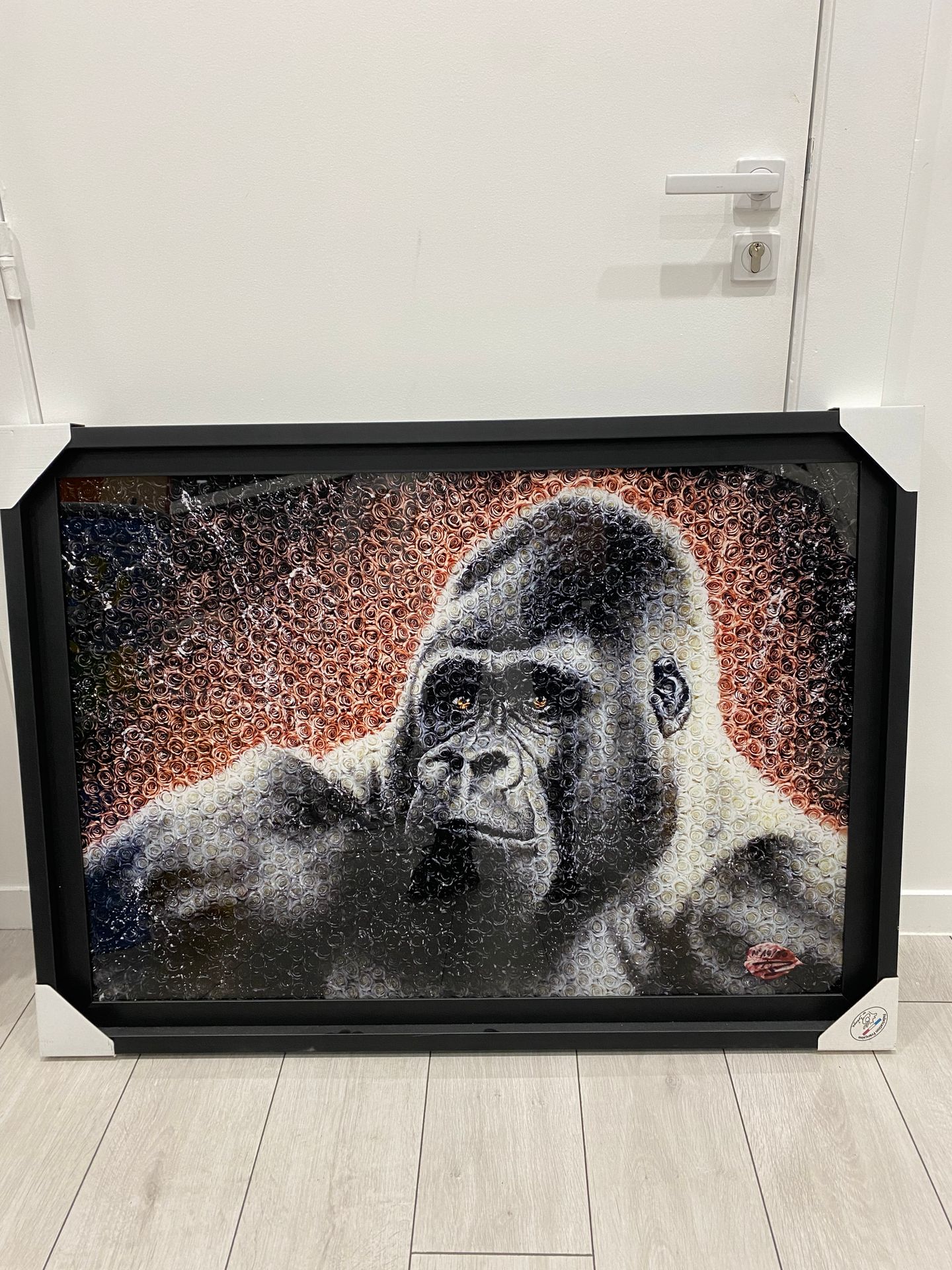 Tableau Julien Durix Numéroté 10/40 Julien Durix painting representing a gorilla&hellip;