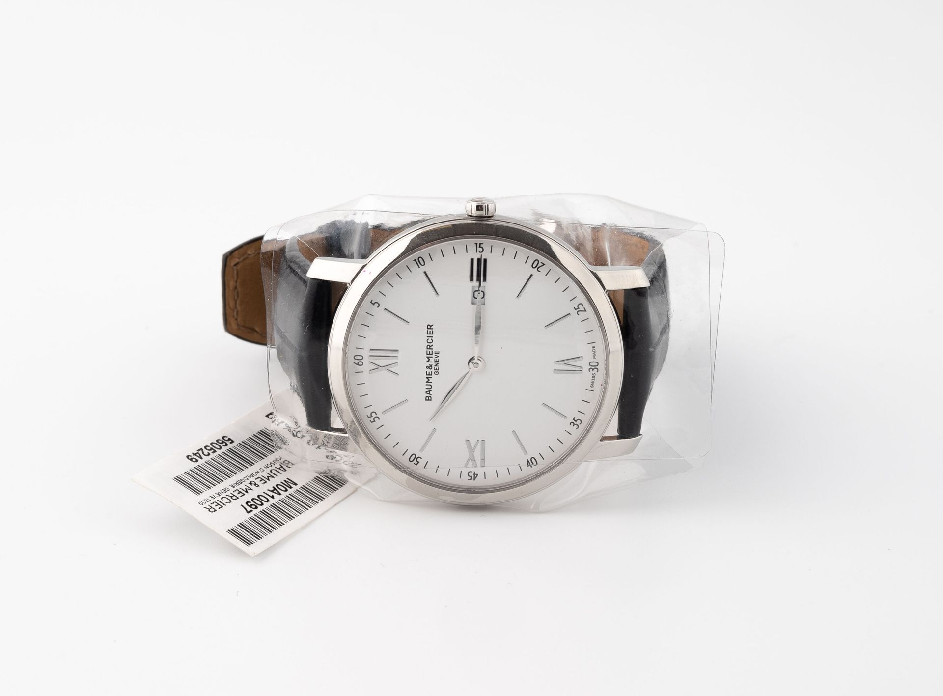 BAUME & MERCIER, Classima Reloj de pulsera de caballero. 
Caja redonda de acero &hellip;