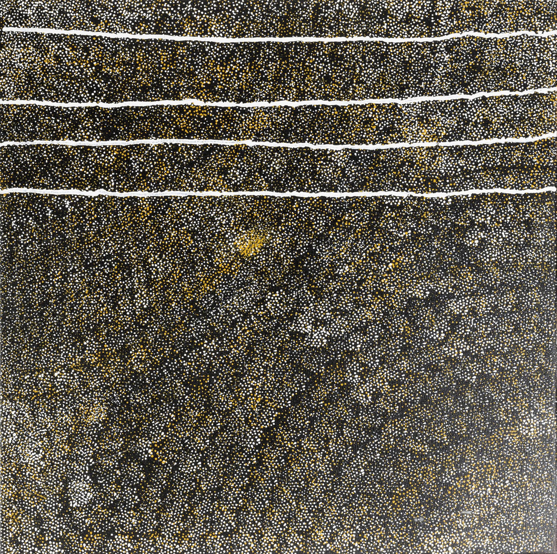 Kathleen PETYARRE (1940-2018) 荆棘魔鬼蜥蜴在做梦。
丙烯酸在帆布上。 
背面有文字说明。
60 x 60厘米。 

将向买方提供一&hellip;