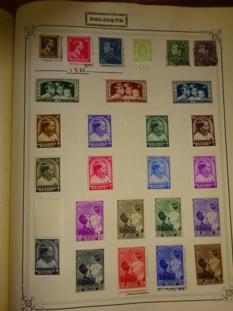 TOUS PAYS 

Collection de timbres neufs et oblitérés dans 10 albums.