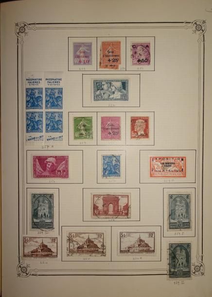 FRANCE Emissions 1849/1970 Collection de timbres neufs et oblitérés, de bonnes v&hellip;