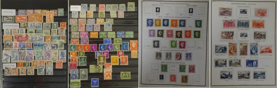TOUS PAYS 

2 classeurs et 1 cahier contenant des timbres principalement oblitér&hellip;