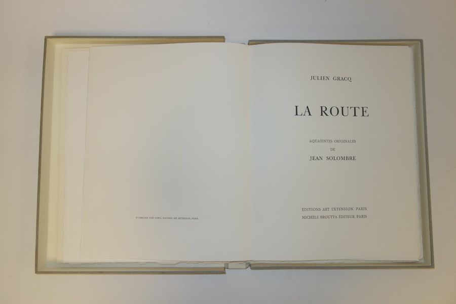 Julien GRACQ (1910-2007). 

La route. 

Paris, édition art extenion, 1981. 

Un &hellip;