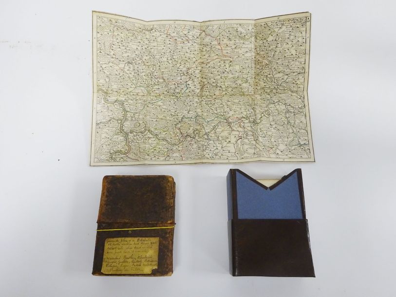 Null Ensemble de 12 cartes de la Guerre du Rhin et de Westphalie gravées et ento&hellip;