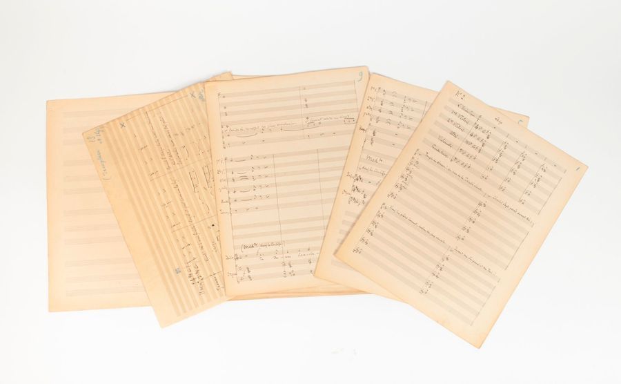 Charles GOUNOD (1818-1893). Compositeur. 

Manuscrit musical autographe. « Jeann&hellip;
