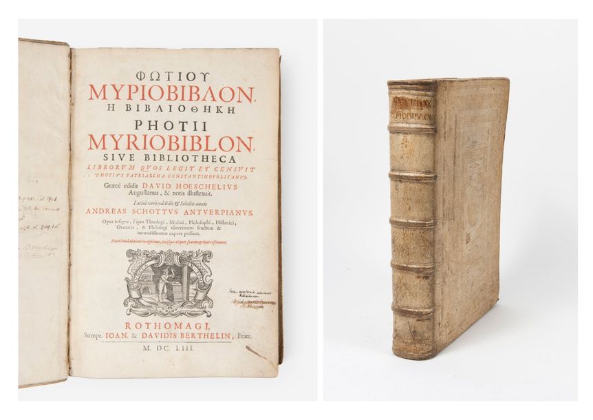 Null Myriobiblion, sive Bibliotheca librorum quos legit et censuit Photius patri&hellip;