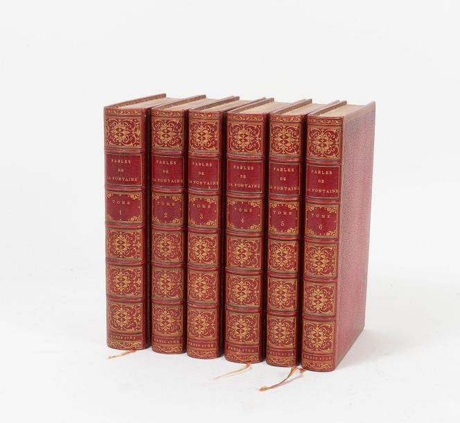 Jean de La Fontaine 

Fables choisies mises en vers.

Paris, 1774, six vol. In-8&hellip;