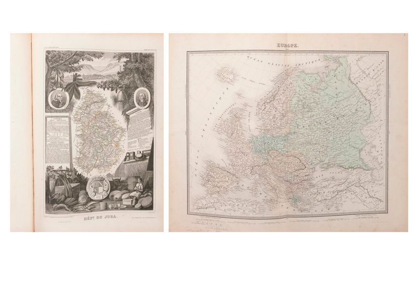PELET Atlas des campagnes de l'empereur Napoléon en Allemagne et en France gravé&hellip;