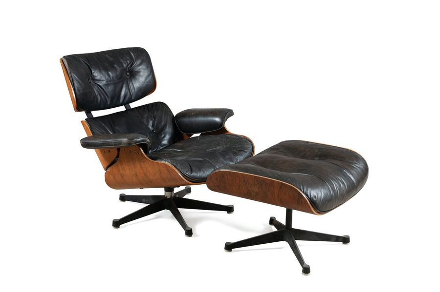 Charles et Ray EAMES (1907-1978 et 1912-1988) & Herman Miller Ed. Fauteuil Loung&hellip;