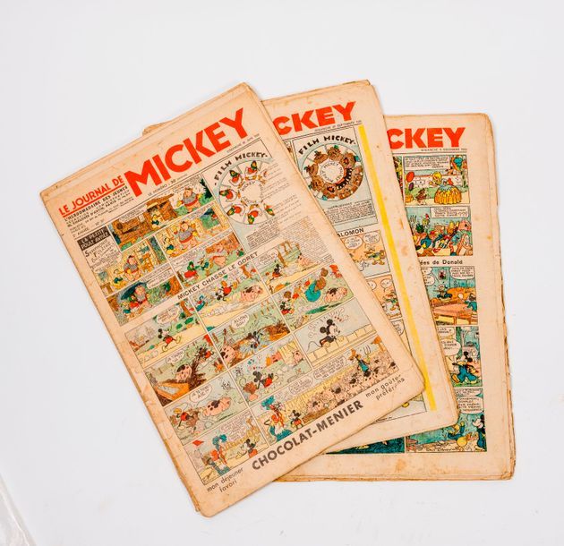 Null Le journal de Mickey 

Collection incomplète de la deuxième à la huitième a&hellip;